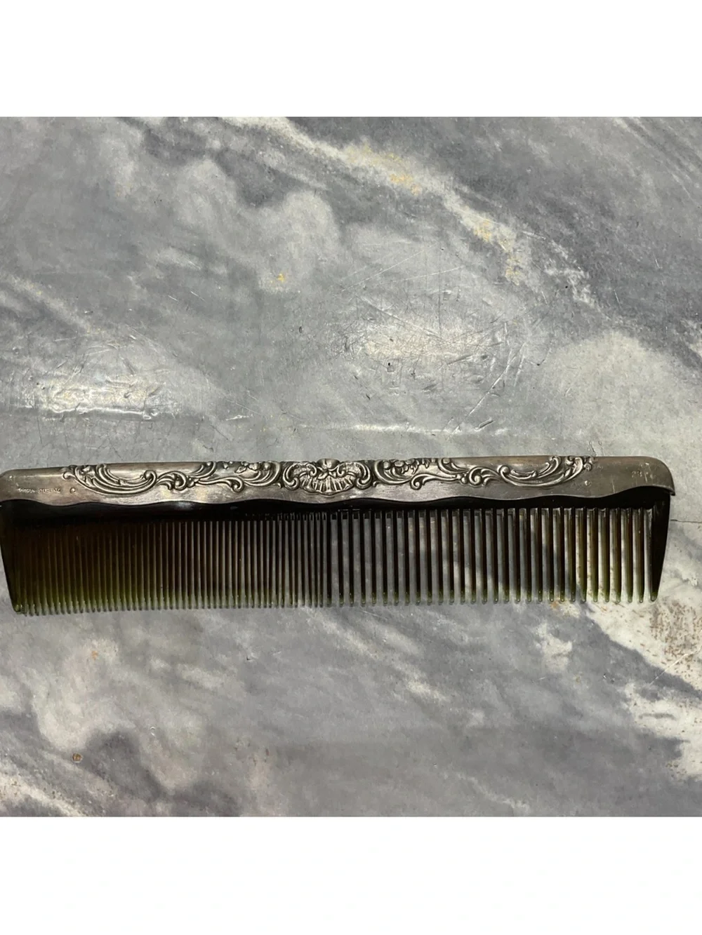 Gorham Sterling Comb Flower Pattern